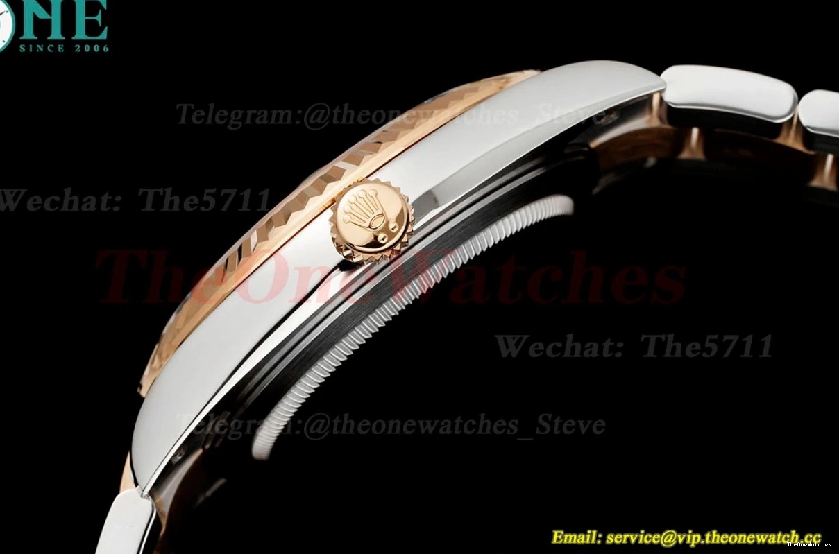 SS Oys Textured EWEF Datejust RG 41mm 126331 Silver A3235 Dia 1209